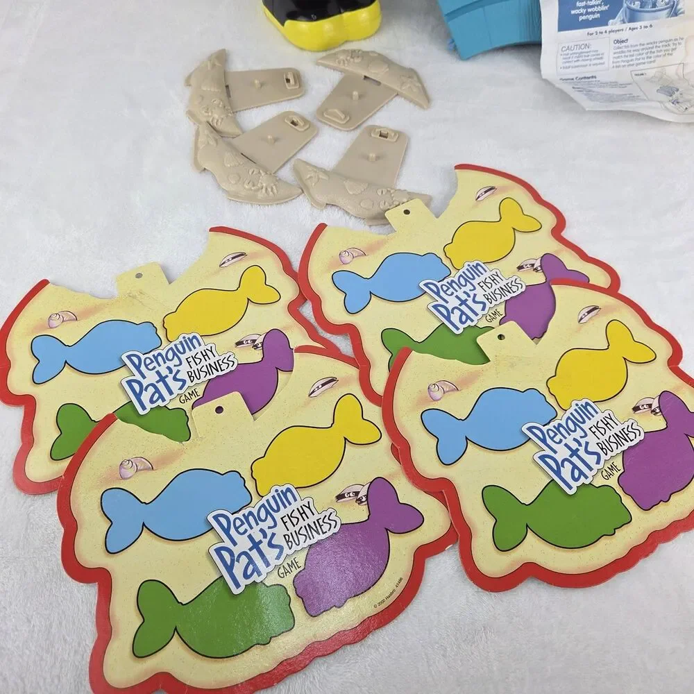 Vintage 2000 MB Penguin Pat's Fishy Business Game Tested Works Incomplete